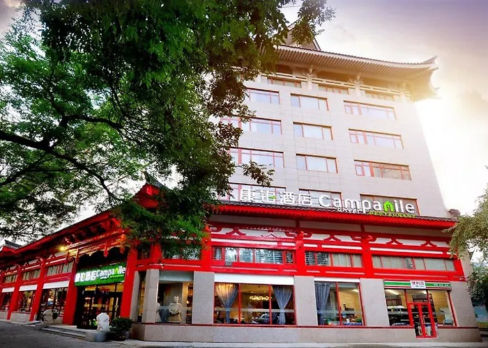 Campanile Xi\'An Bell Tower Huimin Street